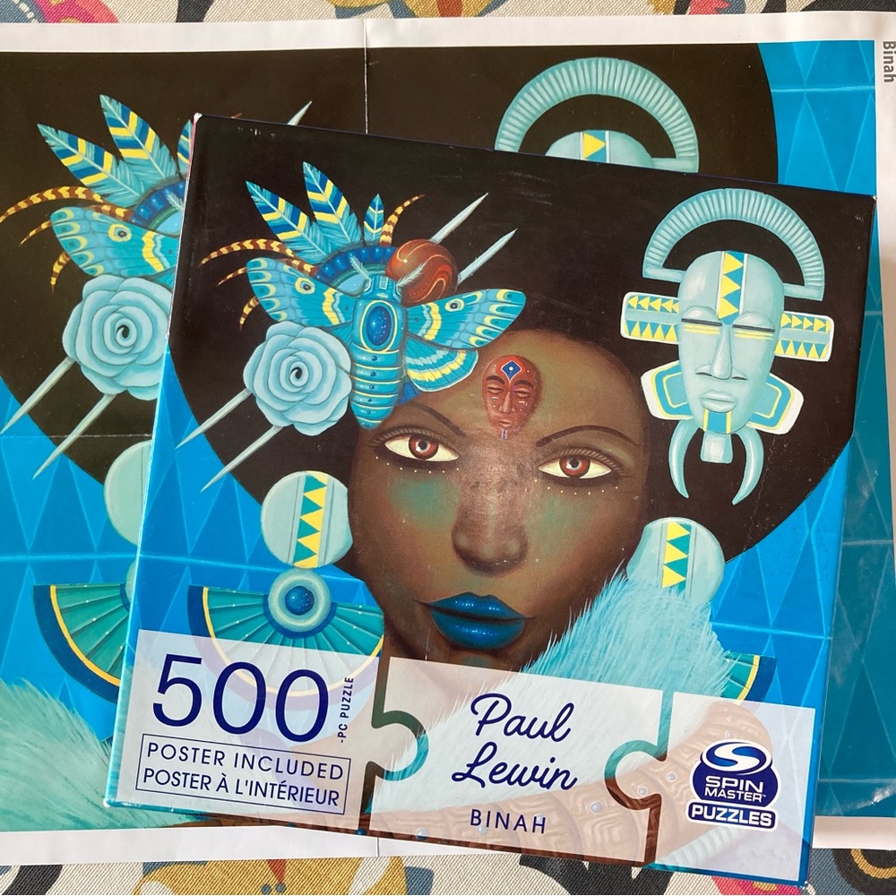 500 Piece Jigsaw Puzzle Paul Lewin 'Binah' with Poster